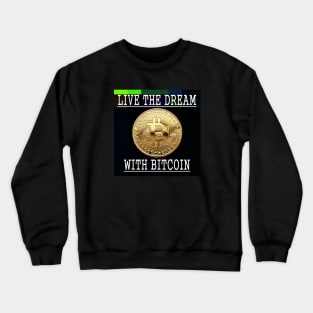 Bitcoin Gold Cryptocurrency Digital Assets Crewneck Sweatshirt